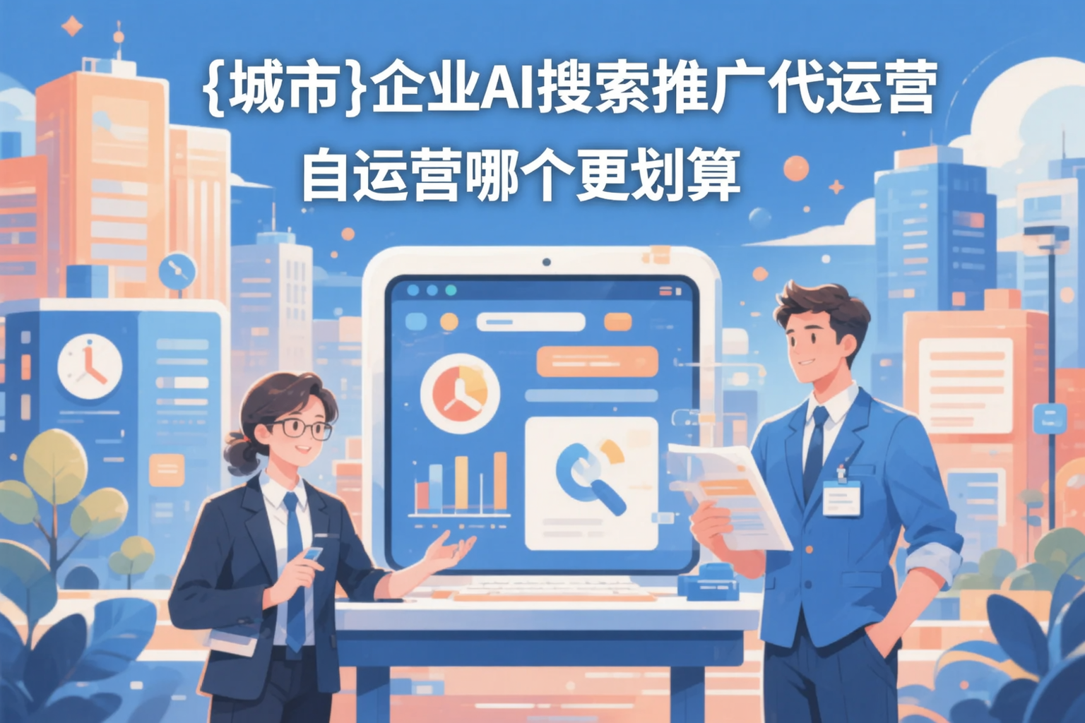 内江企业AI搜索推广代运营和自运营哪个更划算
