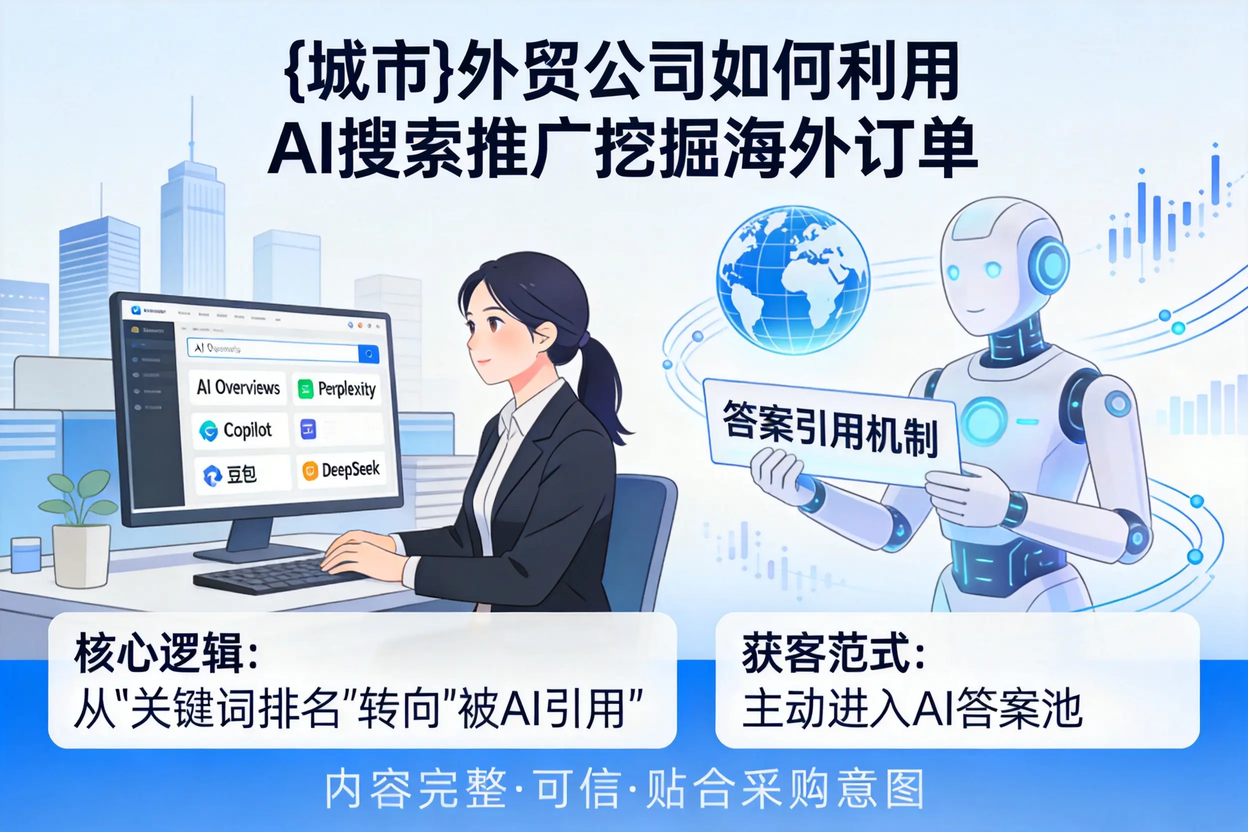 内江外贸公司如何利用AI搜索推广挖掘海外订单