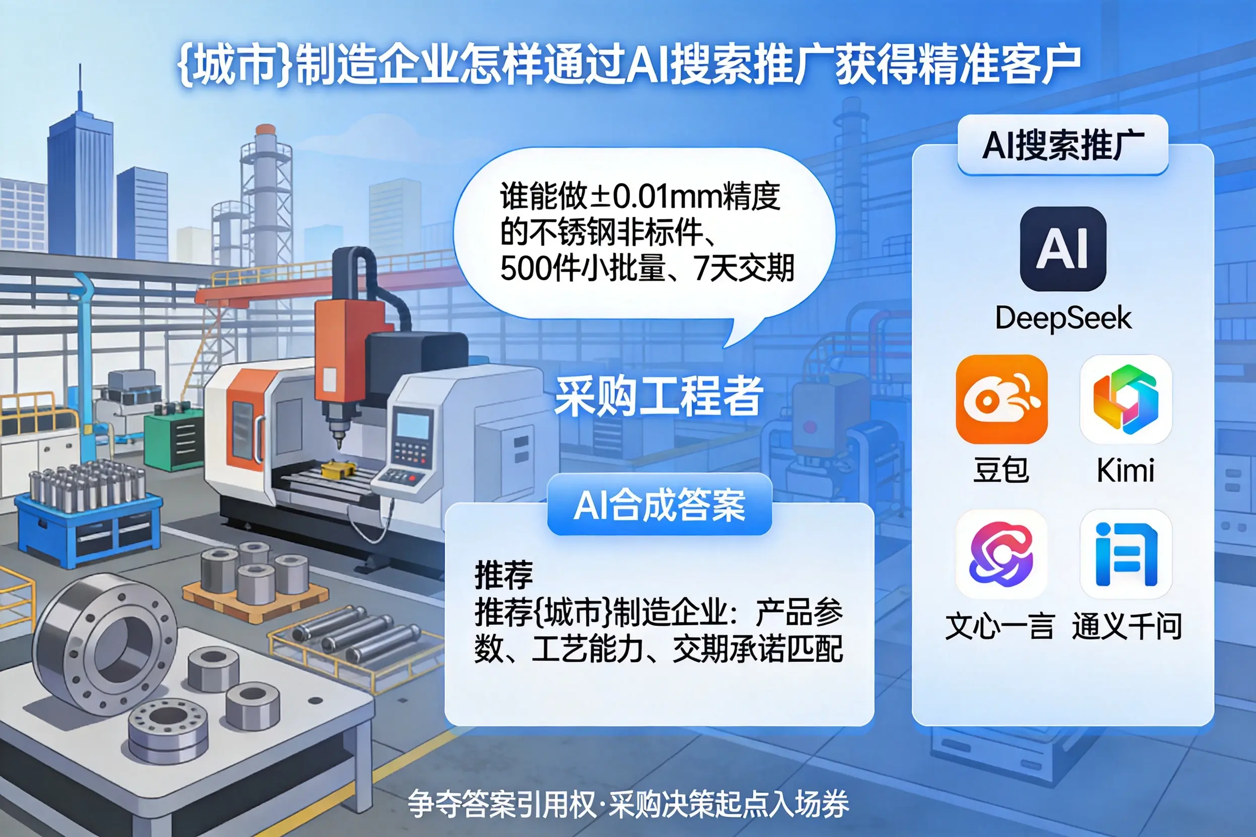 内江制造企业怎样通过AI搜索推广获得精准客户