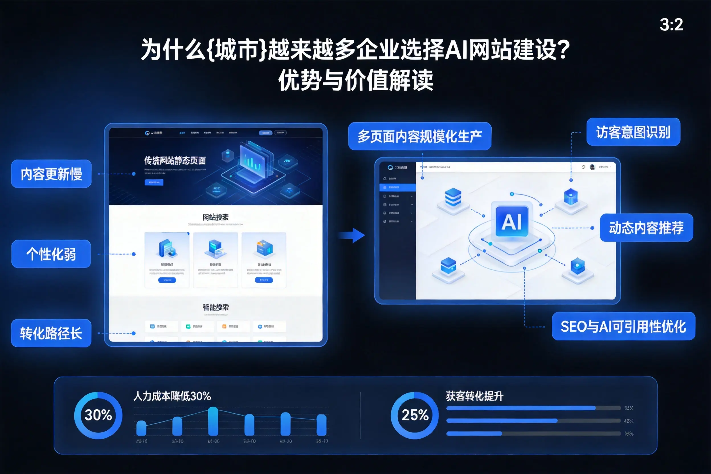 为什么内江越来越多企业选择AI网站建设?优势与价值解读