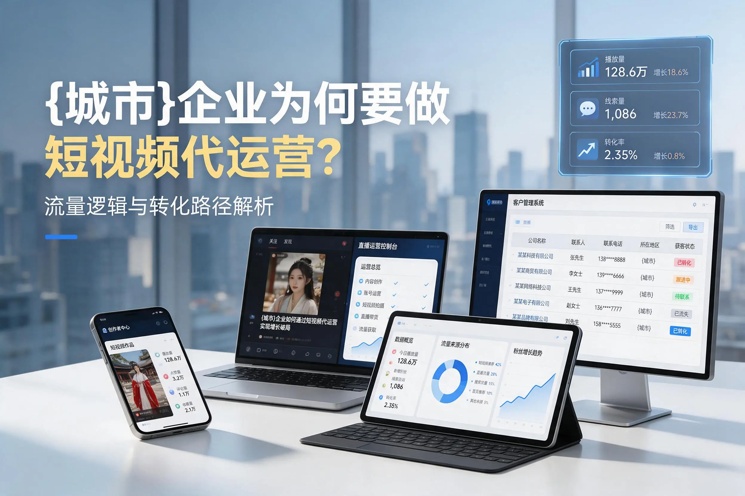 内江企业为何要做短视频代运营？流量逻辑与转化路径解析