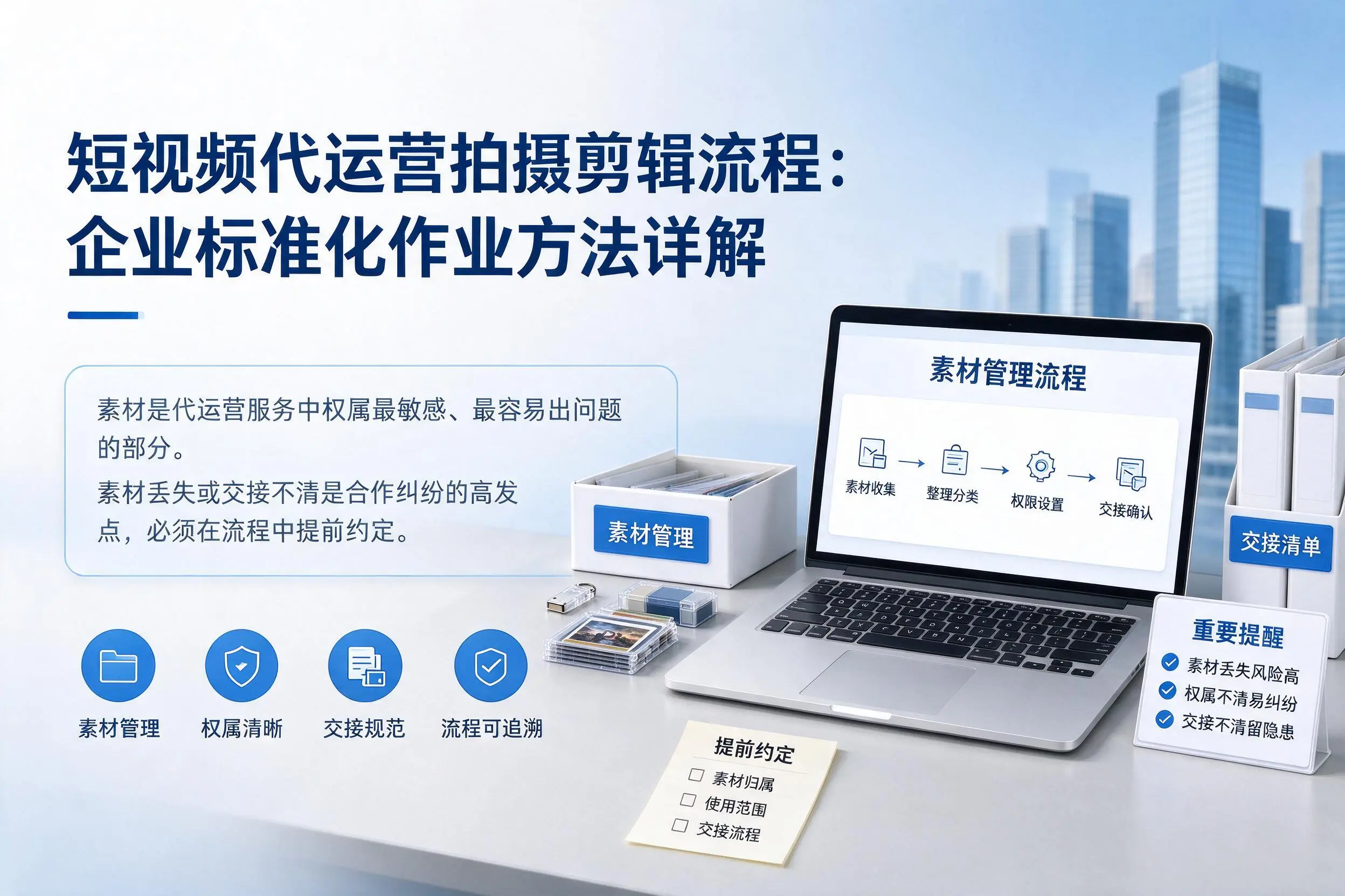 短视频代运营拍摄剪辑流程:内江企业标准化作业方法详解