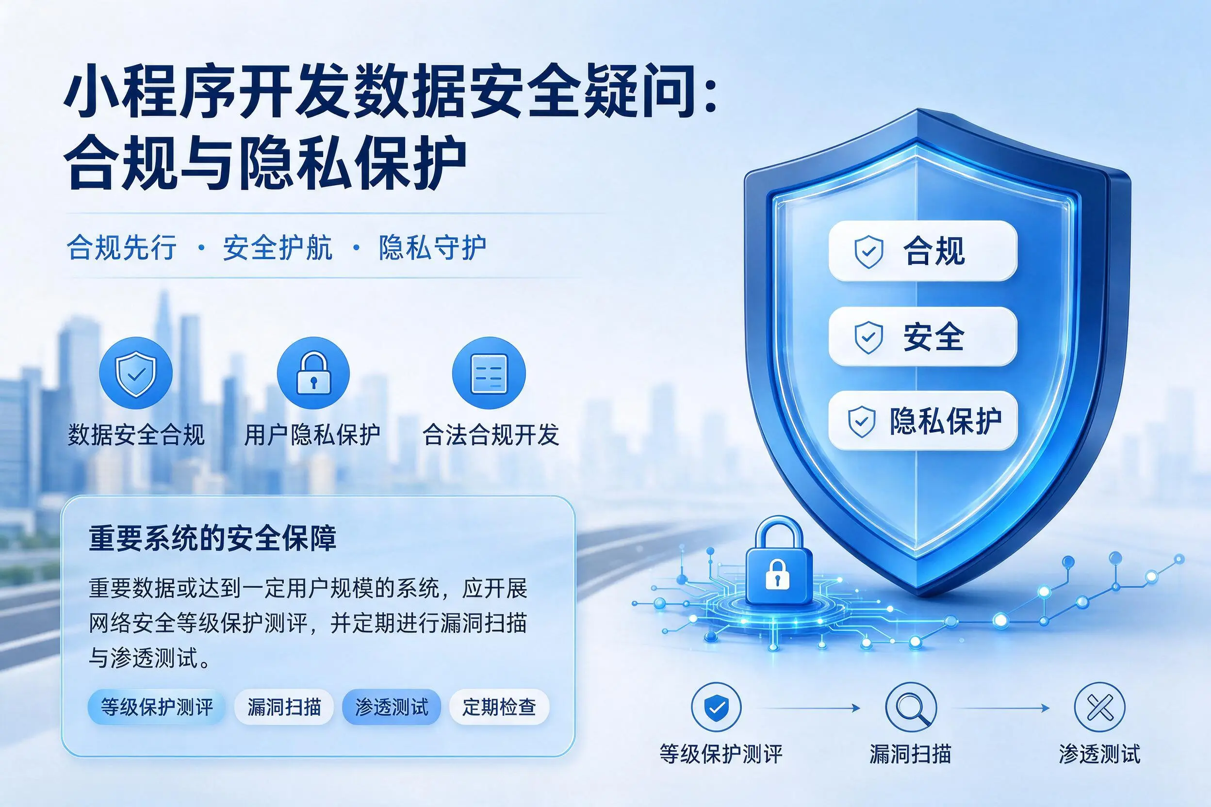 内江小程序开发数据安全疑问：合规与隐私保护