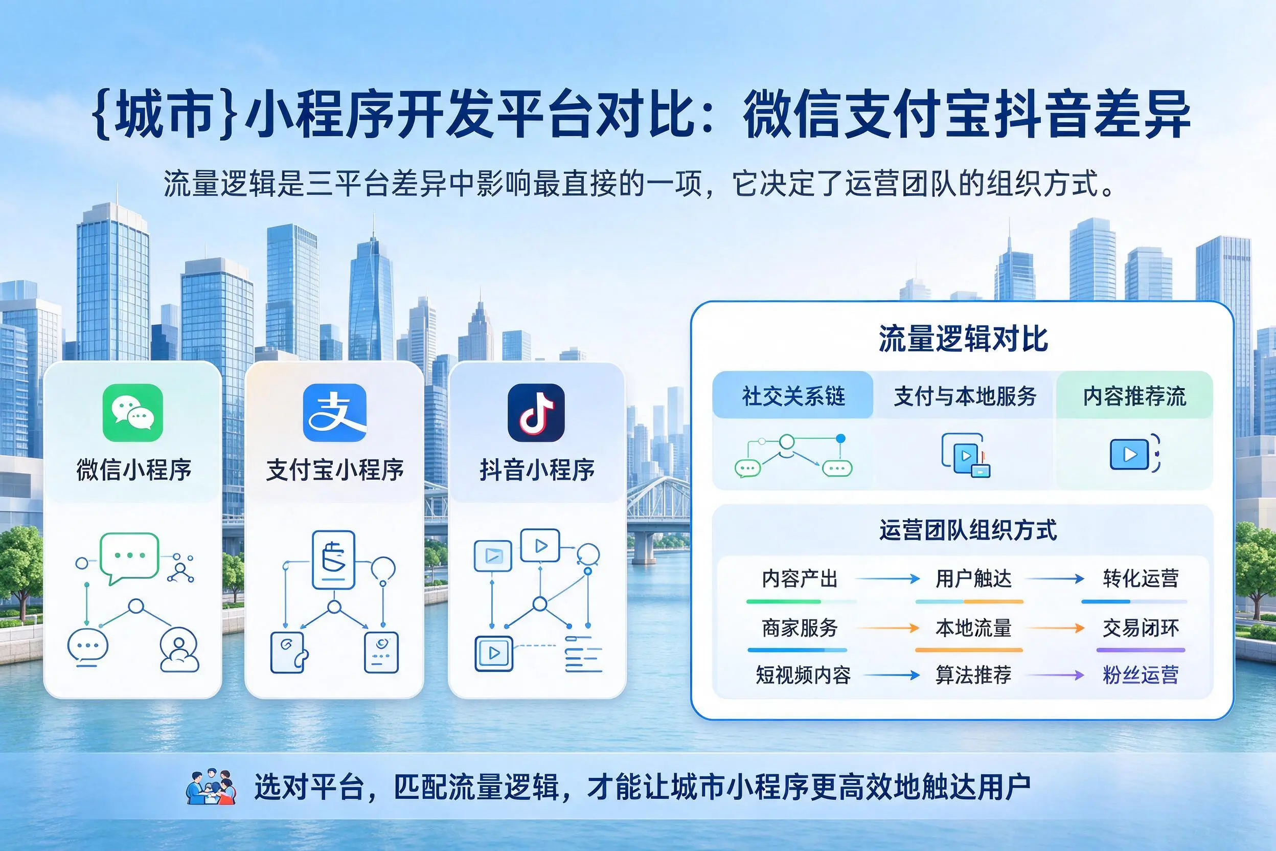 内江小程序开发平台对比:微信支付宝抖音差异
