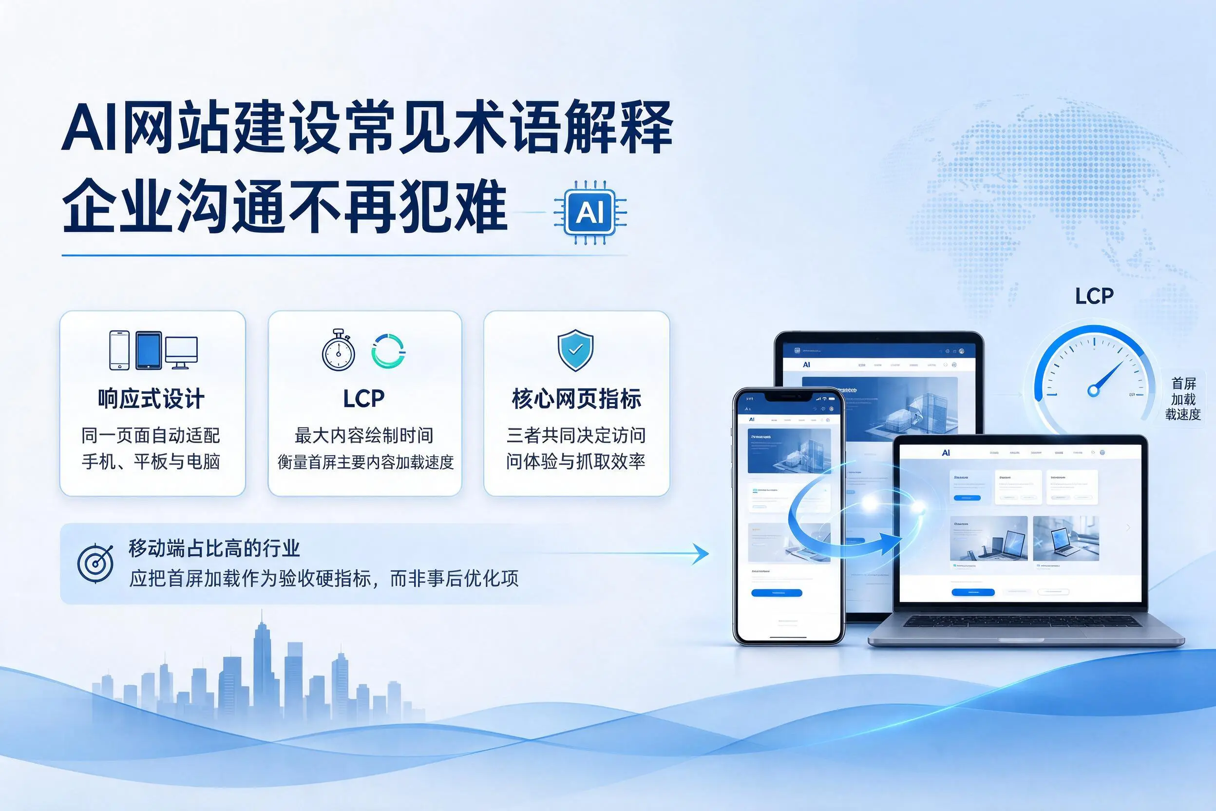 AI网站建设常见术语解释,内江企业沟通不再犯难